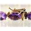 B002, Brazilian Amethyst Gold Bracelet