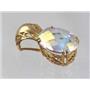 P050, Mercury Mist Topaz 14K Gold Pendant