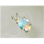 925 Sterling Silver Pendant, Mercury Mist Topaz, SP019