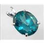 925 Sterling Silver Pendant, Paraiba Topaz, SP040