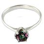SR311, Mystic Fire Topaz, 925 Sterling Silver Ring