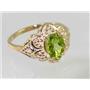 10K, 14K or 18K Gold Ladies Ring, Peridot , R125