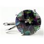 SP088, Mystic Fire Topaz 925 Sterling Silver Pendant