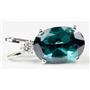 925 Sterling Silver Pendant, Paraiba Topaz, SP019