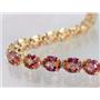 B003, Twilight Fire Topaz Gold Bracelet