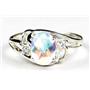 SR176, Mercury Mist Topaz, 925 Sterling Silver Ring