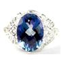 SR260, Neptune Garden Topaz 925 Sterling Silver Ring