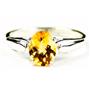SR058, Citrine, 925 Sterling Silver Ring