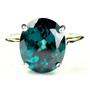 Sterling Silver Ladies Ring, Paraiba Topaz, SR055