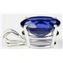 925 Sterling Silver Pendant, Created Blue Sapphire,  SP006