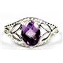 SR137, Amethyst, 925 Sterling Silver Ring
