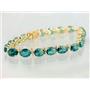 B002, Paraiba Topaz Gold Bracelet
