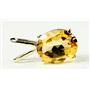 P002, Citrine 14k Gold Pendant