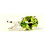 P020, Peridot, 14k Gold Pendant