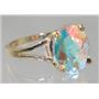 10K, 14K or 18K Gold Ladies Ring, Mercury Mist Topaz, R132