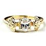 10K, 14K or 18K Gold Ladies Ring, Cubic Zirconia, R192