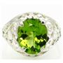 Sterling Silver Ladies Ring, Peridot, SR004