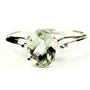SR058, Green Amethyst, 925 Sterling Silver Ring