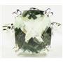 SR188, Green Amethyst, 925 Sterling Silver Ring