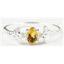 SR192, Citrine, 925 Sterling Silver Ring