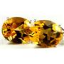 925 Sterling Silver Leverback Earrings, Citrine, SE107