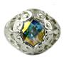SR313, Mercury Mist Topaz, 925 Sterling Silver Ring