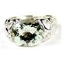 Green Amethyst (Prasiolite), 925 Sterling Silver Ring, SR360