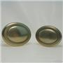 Oval Cabinet Knob Drawer Pull Metal Satin Pewter - Cabinet Furniture Handle