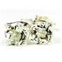 925 Sterling Silver Post Earrings, Green Amethyst, SE012