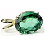 P006, Russian Nanocrystal Emerald, 14K Gold Pendant