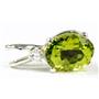 925 Sterling Silver Pendant, Peridot, SP020