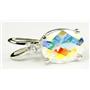 925 Sterling Silver Pendant, Mercury Mist Topaz, SP020