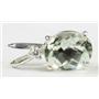 925 Sterling Silver Pendant, Green Amethyst, SP020