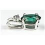 925 Sterling Silver Pendant, Russian Nanocrystal Emerald, SP020