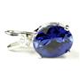 925 Sterling Silver Pendant, Created Blue Sapphire, SP020