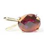 P020, Crimson Topaz, 14k Gold Pendants