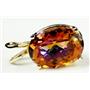 P040, Twilight Fire Topaz 14K Gold Pendent
