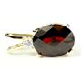 P022, Mozambique Garnet 14K Gold Pendant w/accent