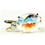 P019, Mercury Mist Topaz 14K Gold Pendant
