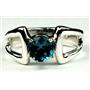 SR307, London Blue Topaz 925 Sterling Silver Ring