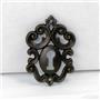 Scroll Escutcheon Key Hole Cover Drawer Deep Bronze Cabinet Furniture