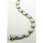B003C, White Lab Opal Gold Bracelet