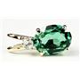 P021, Russian Nanocrystal Emerald, 14k Gold Pendants