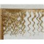 mohair weft coarse Blonde color 60 wavy weft 6-8"x 87" 45-50g 25760 HP