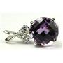 SP087, Amethyst 925 Sterling Silver Pendant
