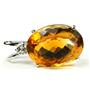 925 Sterling Silver Pendant, Citrine, SP085