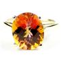 10K, 14K or 18K Gold Ladies Ring, Twilight Fire Topaz, R055