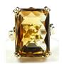 10K, 14K or 18K Gold Ladies Ring, Citrine, R039
