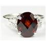 Mozambique Garnet, 925 Sterling Silver Ring, SR123