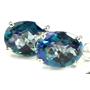 925 Sterling Silver Threader Earrings, Neptune Garden Topaz, SE003